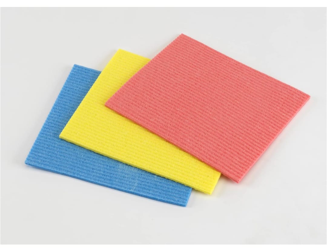 Reusable Kitchen Dishcloths - Ultra Absorbent Dish Towels for Washing Dishes - Cellulose Sponge Cloth Cleaning Rag - Assorted