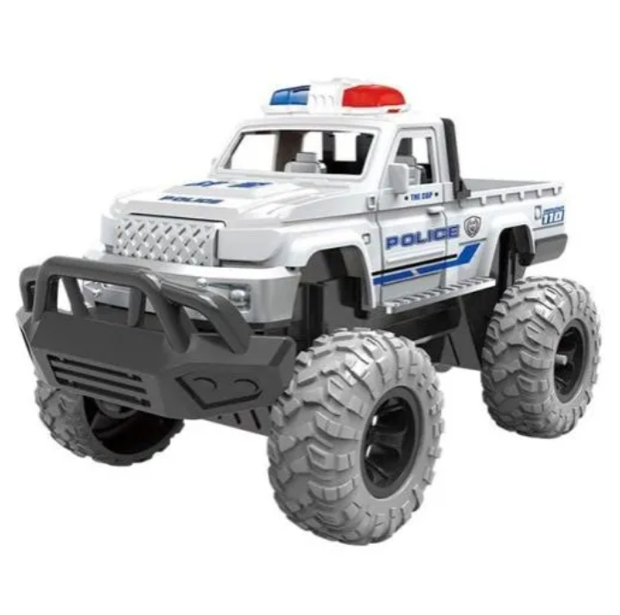 Toy Police Vehicles for Kids Truck with Big Wheel Police Car Toy Monster Truck Toys for kids
