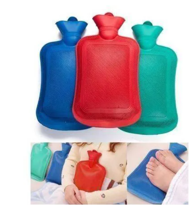 Silicone Hot water Bag Bottle Capacity 2 Litres, can handle heat up to 80 degrees Celsius