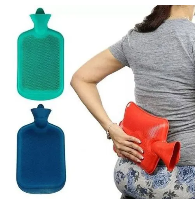 Silicone Hot water Bag Bottle Capacity 2 Litres, can handle heat up to 80 degrees Celsius