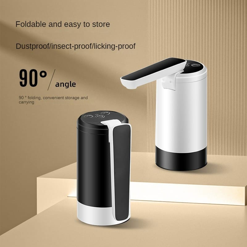Rechargeable Foldable Spout Automatic Water Dispenser – Portable & Easy-to-Use
This automatic water dispenser makes it easy to pour water from large bottles with just one touch