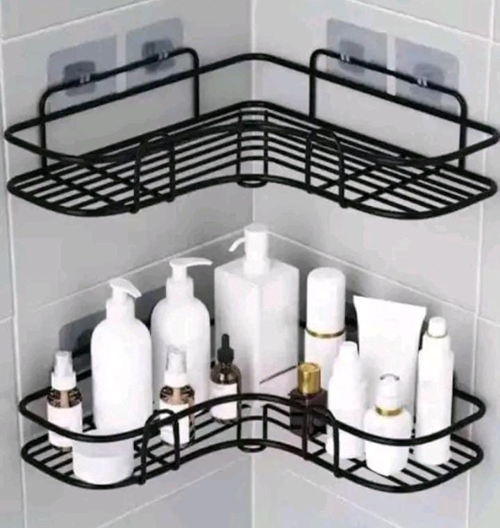 Corner Shower Rack Shelf Bathroom Storage Organiser Basket Tidy medium