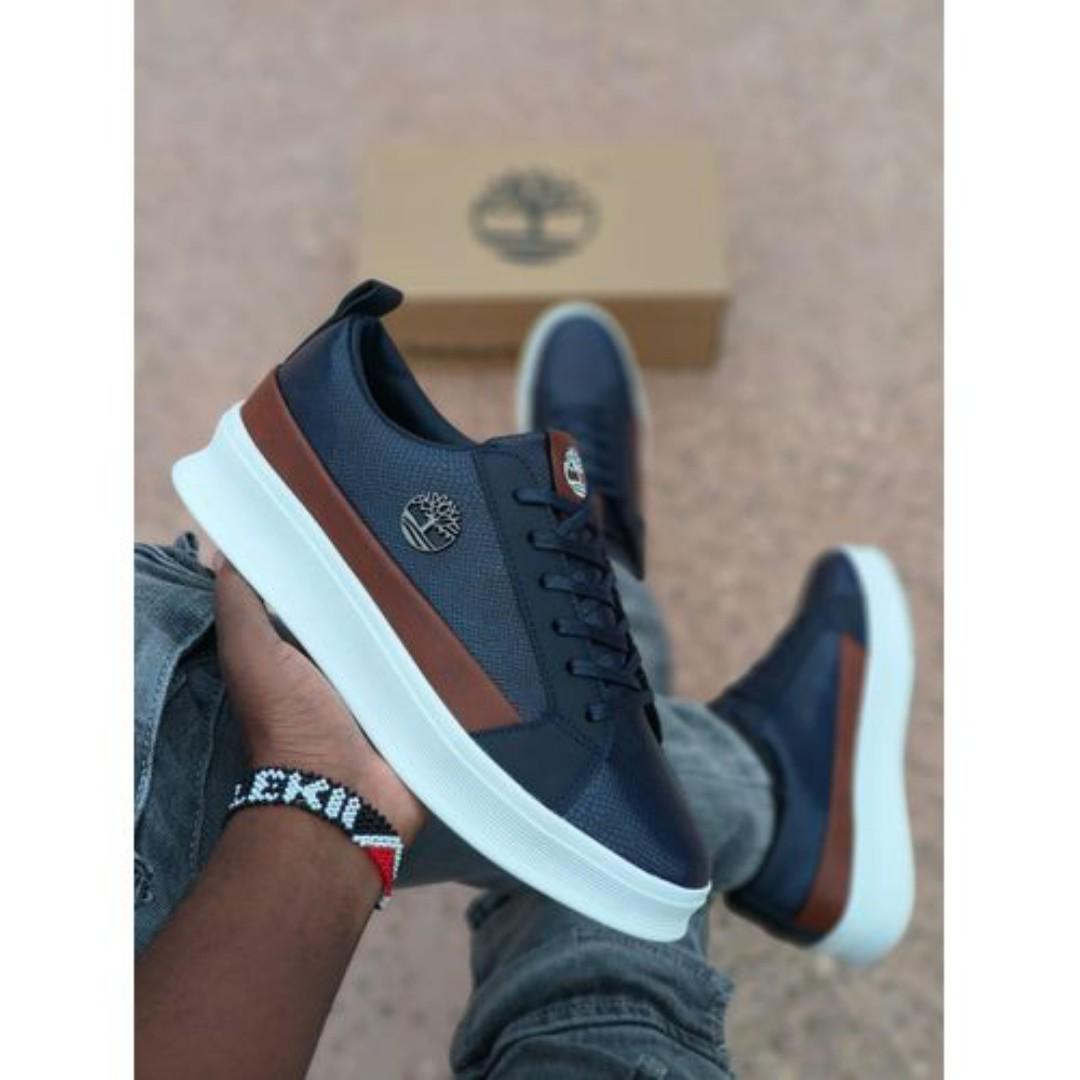 ORIGINAL LEATHER TIMBERLAND CLASSIC CASUALS SHOES, BLACK CASUAL AND OFFICIAL SHOES