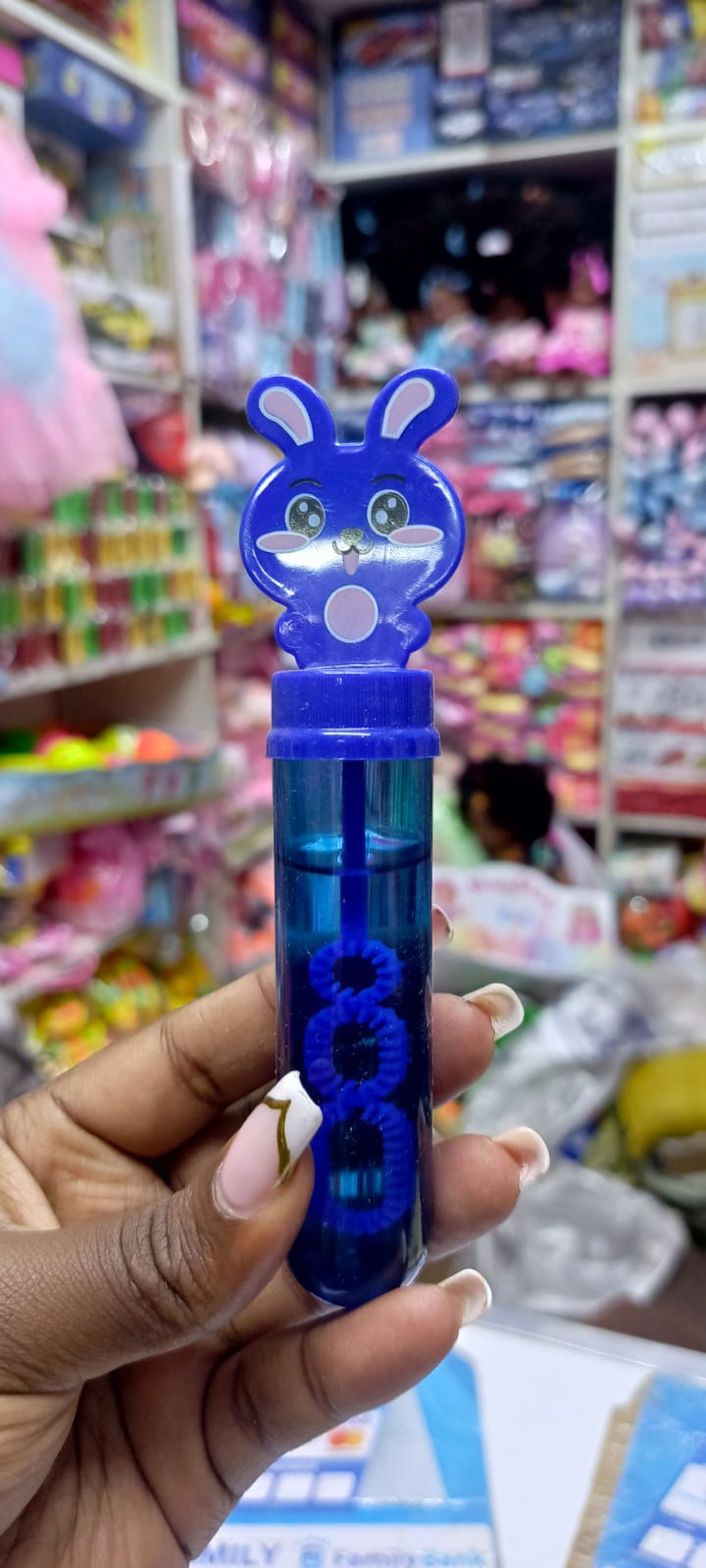 Bubble toyKids Toys Multi-color Optional Children's Mini Bubble Toys Cartoon Soapy Water Bubble Stick Soap Tube Bubble Wand 1 pc and 2pcs