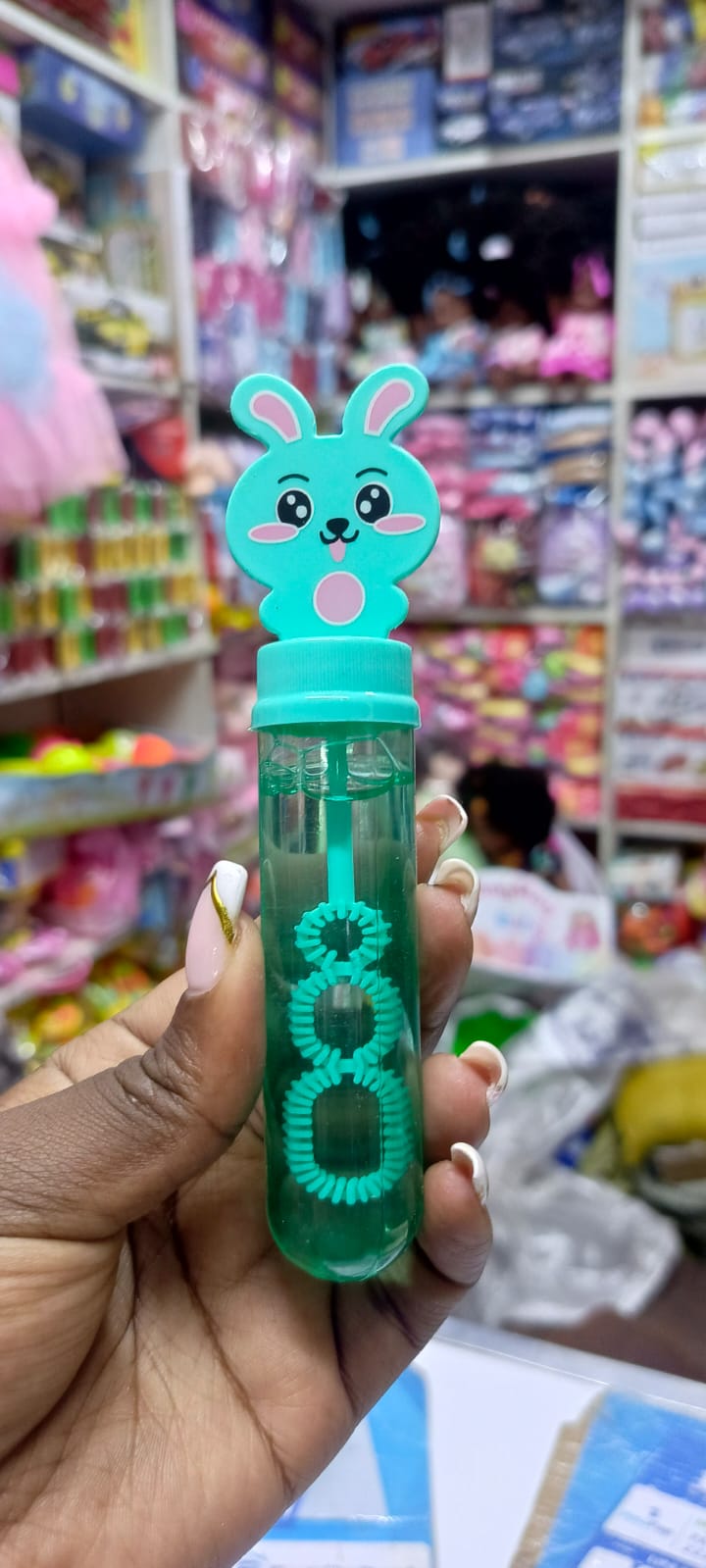 Bubble toyKids Toys Multi-color Optional Children's Mini Bubble Toys Cartoon Soapy Water Bubble Stick Soap Tube Bubble Wand 1 pc and 2pcs