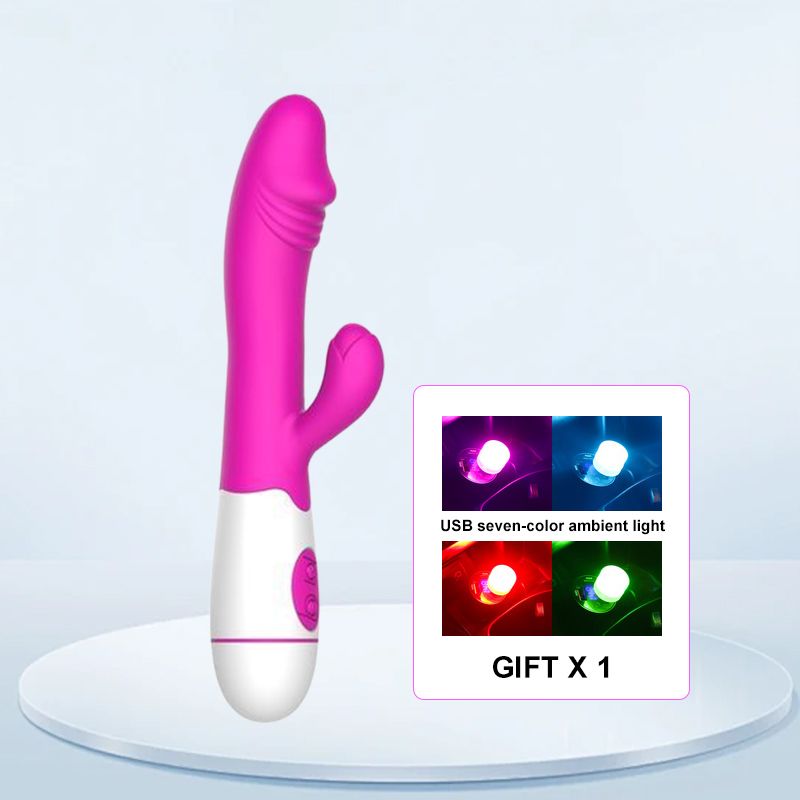 30 Mode Vibrator Massager Female Womens Upgraded Vibrator Powerful G Spot Silicone Dildo Powerful Quiet Vagina Clit Stimulator 2 Motors Best Seller Adult Sex Toys Gift for Girlfriend Wife