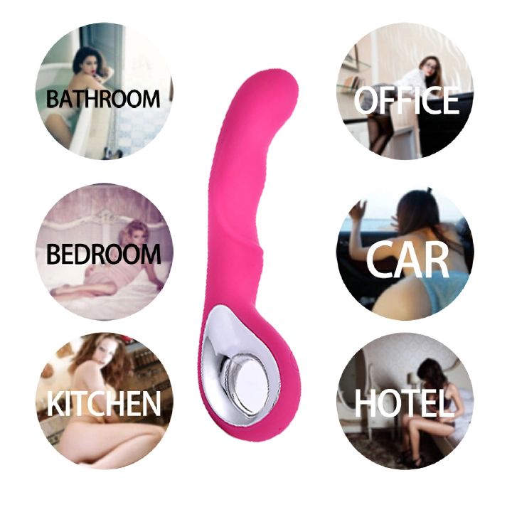 Women G-Spot Vibrator USB Rechargeable Wand Discreet Dildo Handhold Clit Vagin Massager Sex Toy Adult Gift For Ladies Girlfriend Wife