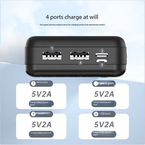 KingNote Power Banks 20000 mAh portable charde, charger cell phone, Bluetooth headset and other mobile electronic products，Ultra-long battery life