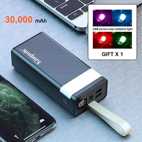 KingNote 30000 mAh/50000 mAh Power Banks,emergency light,charger cell phone, Bluetooth headset and other mobile electronic products，Ultra-long battery life, Present gifts