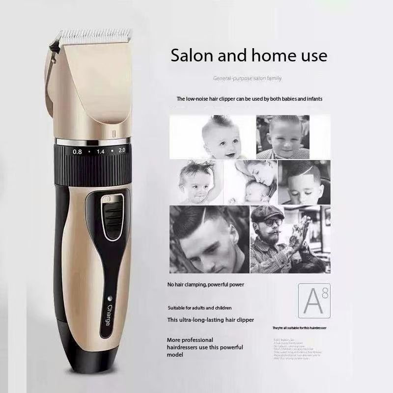 Rechargeable Shaircut Hair Clipper Hair Cutting Tools Electric Fader Kids Baby Shaircut Men Hair Cutting Hair Trimmer Tools Bald Head Clipper Shaving Machine ElectroMate