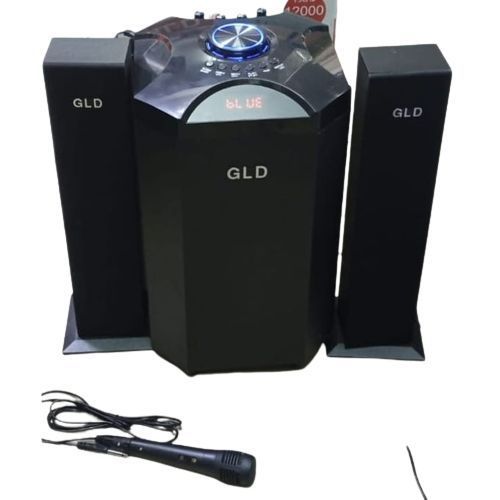 GLD G-004 2.1 SUB WOOFER HI-FI SOUND SYSTEM-BT/FM-12000w Speaker System