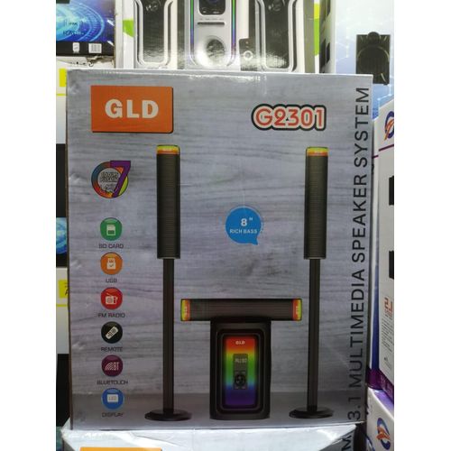 GLD G2301 3.1 HOME THEATRE MULTIMEDIA SPEAKER SYSTEM