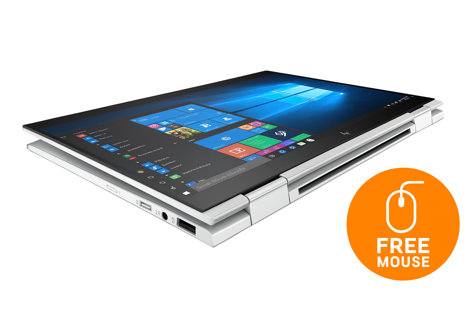 HP EliteBook x360 1030 G4 2-in-1 Laptop | Intel Core i5 8th Gen, 16GB RAM, 256GB SSD, 13.3" FHD Touchscreen, Lightweight & Portable, Ideal for Business and Personal Use