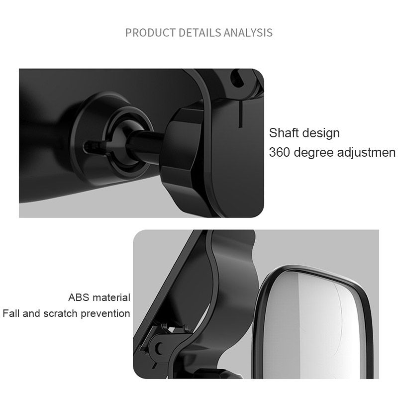 1PC Baby Car Mirror Safety View Back Seat Mirror Baby Facing Rear Ward Infant Care Square Safety Kids Monitor Car Accessories