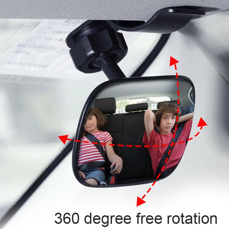 1PC Baby Car Mirror Safety View Back Seat Mirror Baby Facing Rear Ward Infant Care Square Safety Kids Monitor Car Accessories