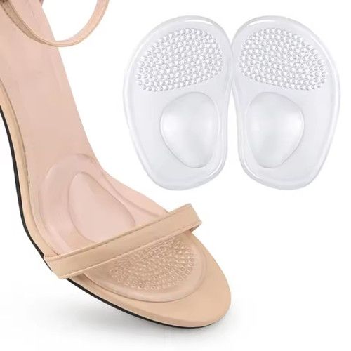 1 pair of silicone ankle cushions, anti-slip, to relieve foot pain, foot pads, high heels insoles, cushions, massage shoe pads