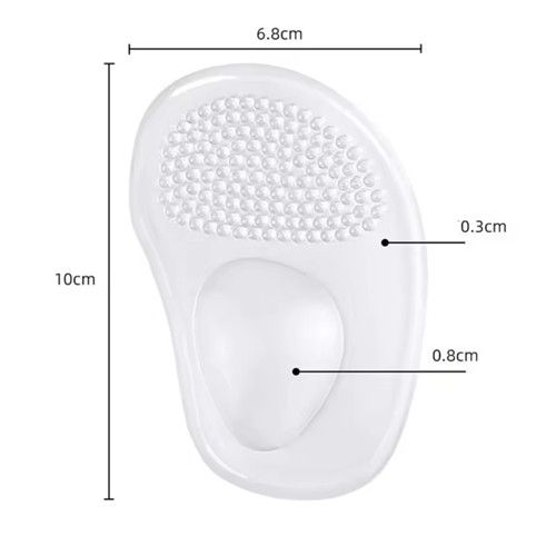 1 pair of silicone ankle cushions, anti-slip, to relieve foot pain, foot pads, high heels insoles, cushions, massage shoe pads
