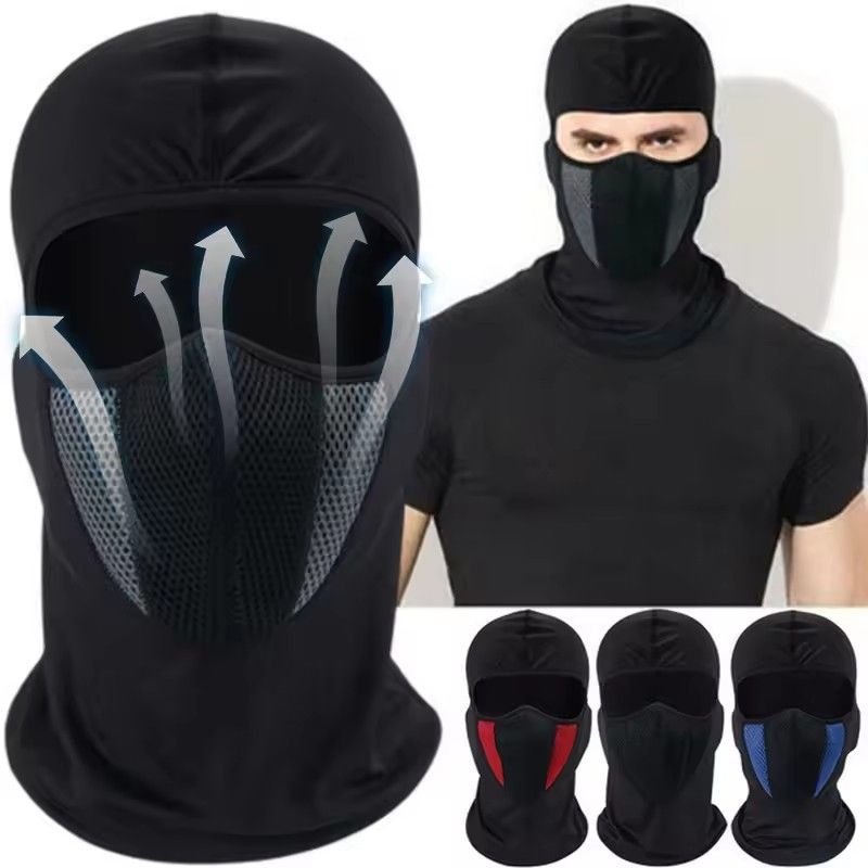 Breathable Full Face Mask Hat for Women Motorcycle Balaclava for Men Women Cycling Sports Dustproof Windproof Scarf HeadgearFZ-412