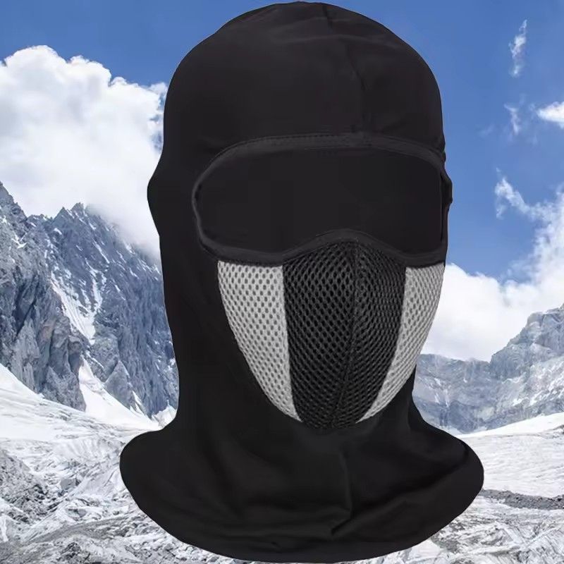 Breathable Full Face Mask Hat for Women Motorcycle Balaclava for Men Women Cycling Sports Dustproof Windproof Scarf HeadgearFZ-412
