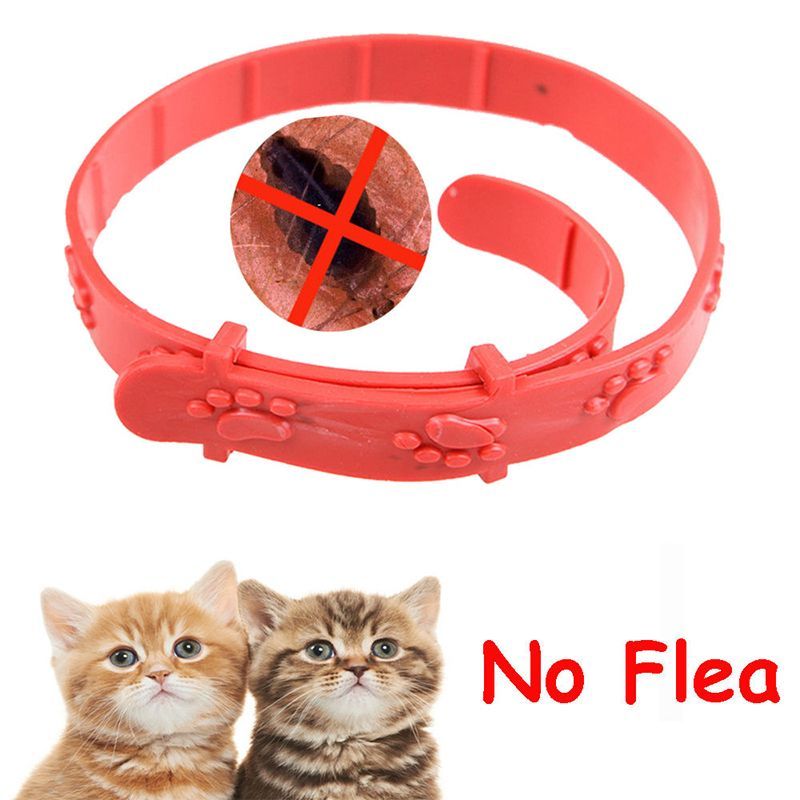 Pet Dog Cat Flea Adjustable Collar Against Anti Tick Flea Mosquitoes Remove Pet Protect Rubber Necklace Flea Killer C-300