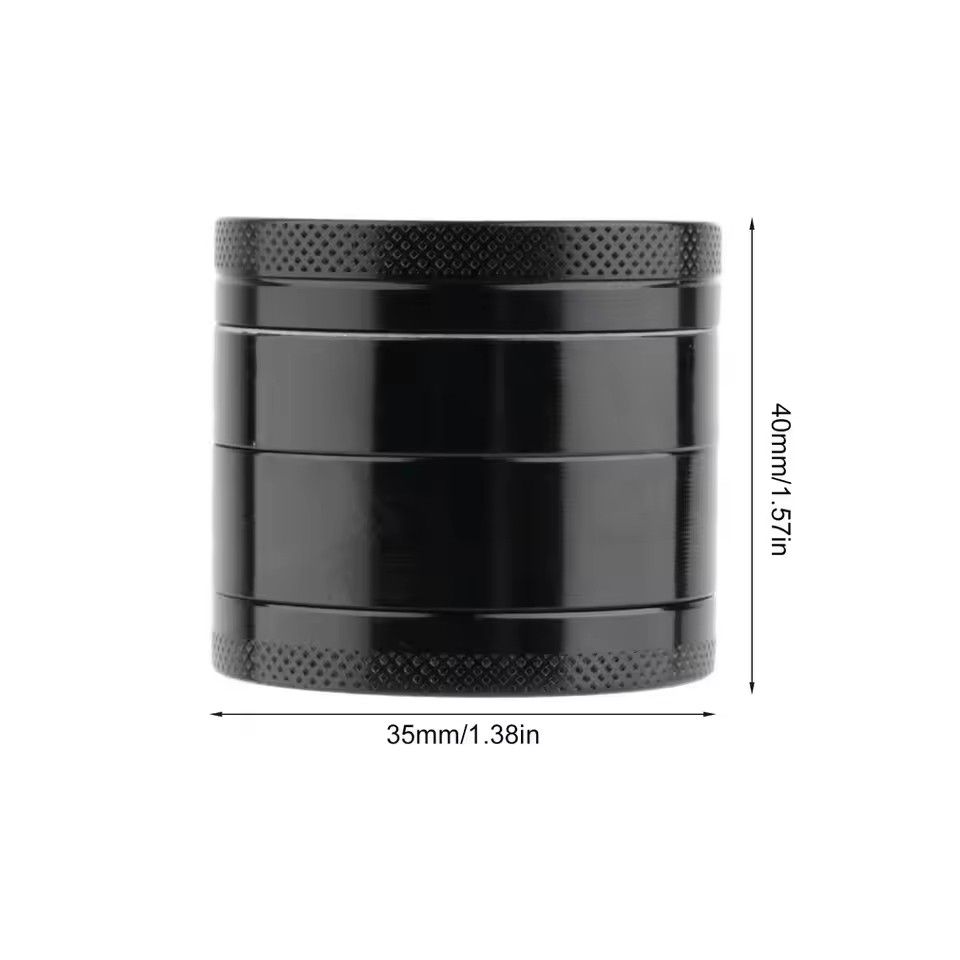 Binhurst 4 Layers Metal Spice Crusher abrader Leaves Grinder Accessories Spice crusher Grinder Detectors Tools High Quality B2-150-2