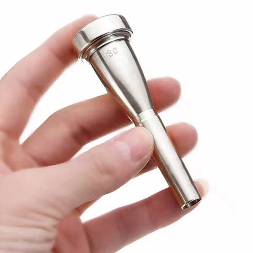 1pc 3C Small Mouth Silver Plated Bullet Baha Number Mouth Horn Nozzle 3C