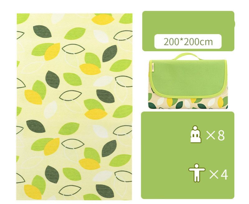 Thick Ultrasonic Picnic Mat, Waterproof Beach Blanket, Tent, Meadow Mat, Outdoor Camping Floor Carpet, Sleeping Pillow