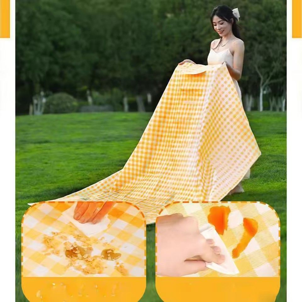 Thick Ultrasonic Picnic Mat, Waterproof Beach Blanket, Tent, Meadow Mat, Outdoor Camping Floor Carpet, Sleeping Pillow