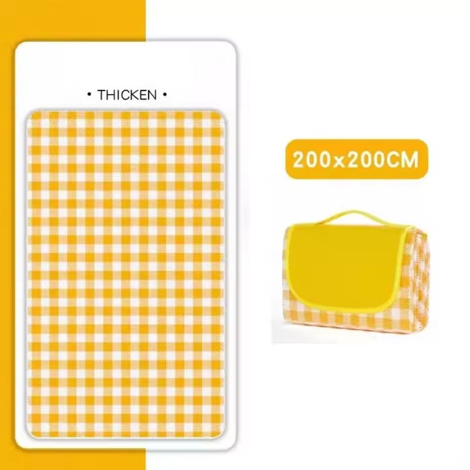 Thick Ultrasonic Picnic Mat, Waterproof Beach Blanket, Tent, Meadow Mat, Outdoor Camping Floor Carpet, Sleeping Pillow