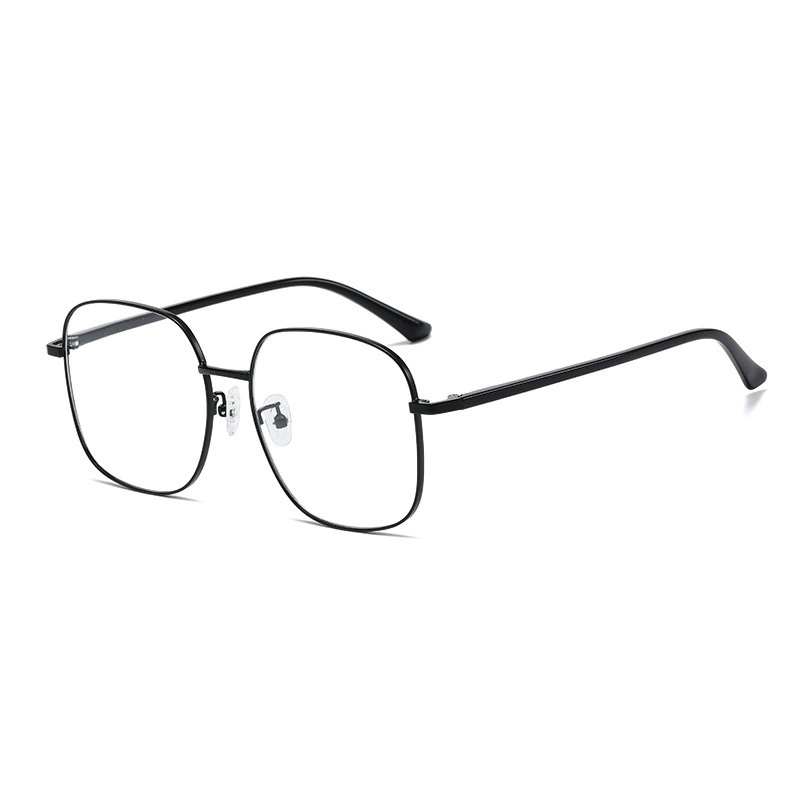 Blue light resistant metal polygon myopia glasses for women and men computer myopia optical glasses for neutral glasses FZ-438