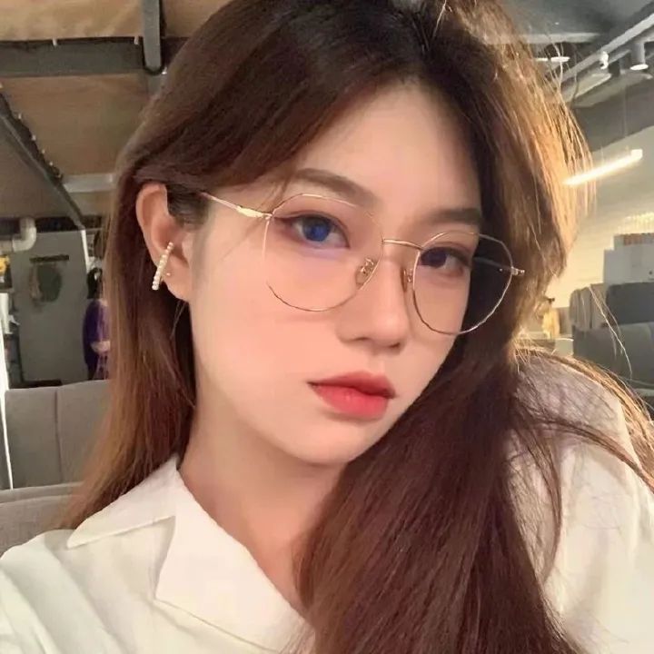 Blue light resistant metal polygon myopia glasses for women and men computer myopia optical glasses for neutral glasses FZ-438