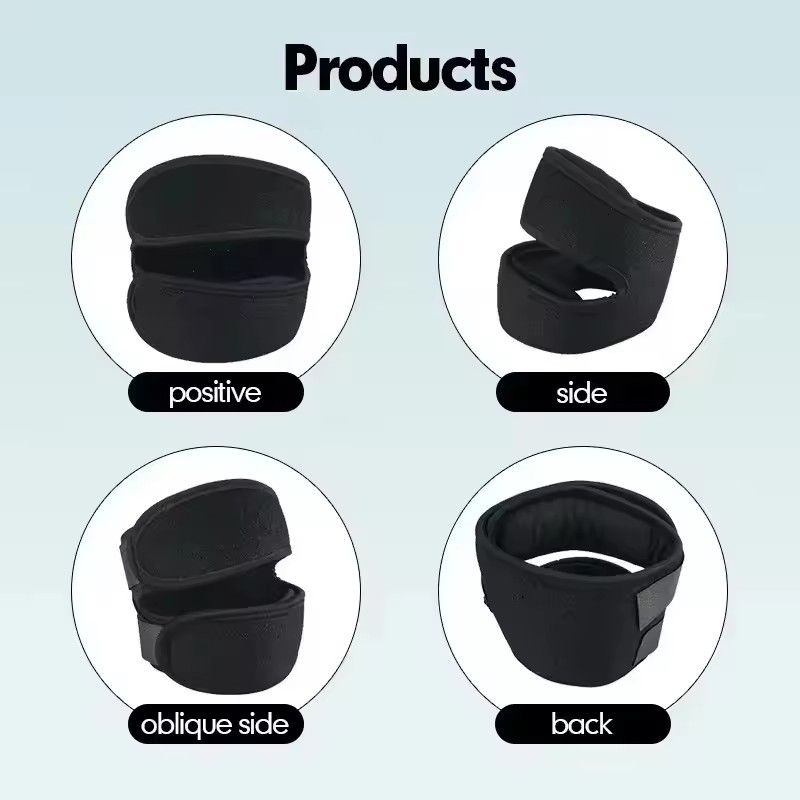 1PCS Pressurized Knee Wrap Sleeve Support Bandage Pad Elastic Braces Knee Hole Kneepad Safety Basketball Tennis Cycling C-203