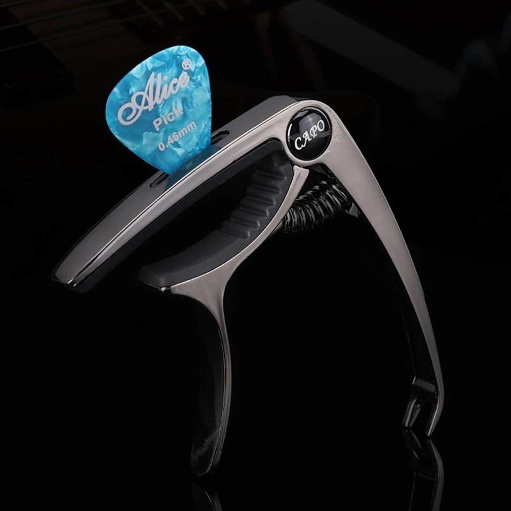 Guitar Capo For Acoustic Classic Electric Guitar Tone Adjust Metal Tuning Clamp Guitar Accessories Capotraste Quick Change Clip T-95