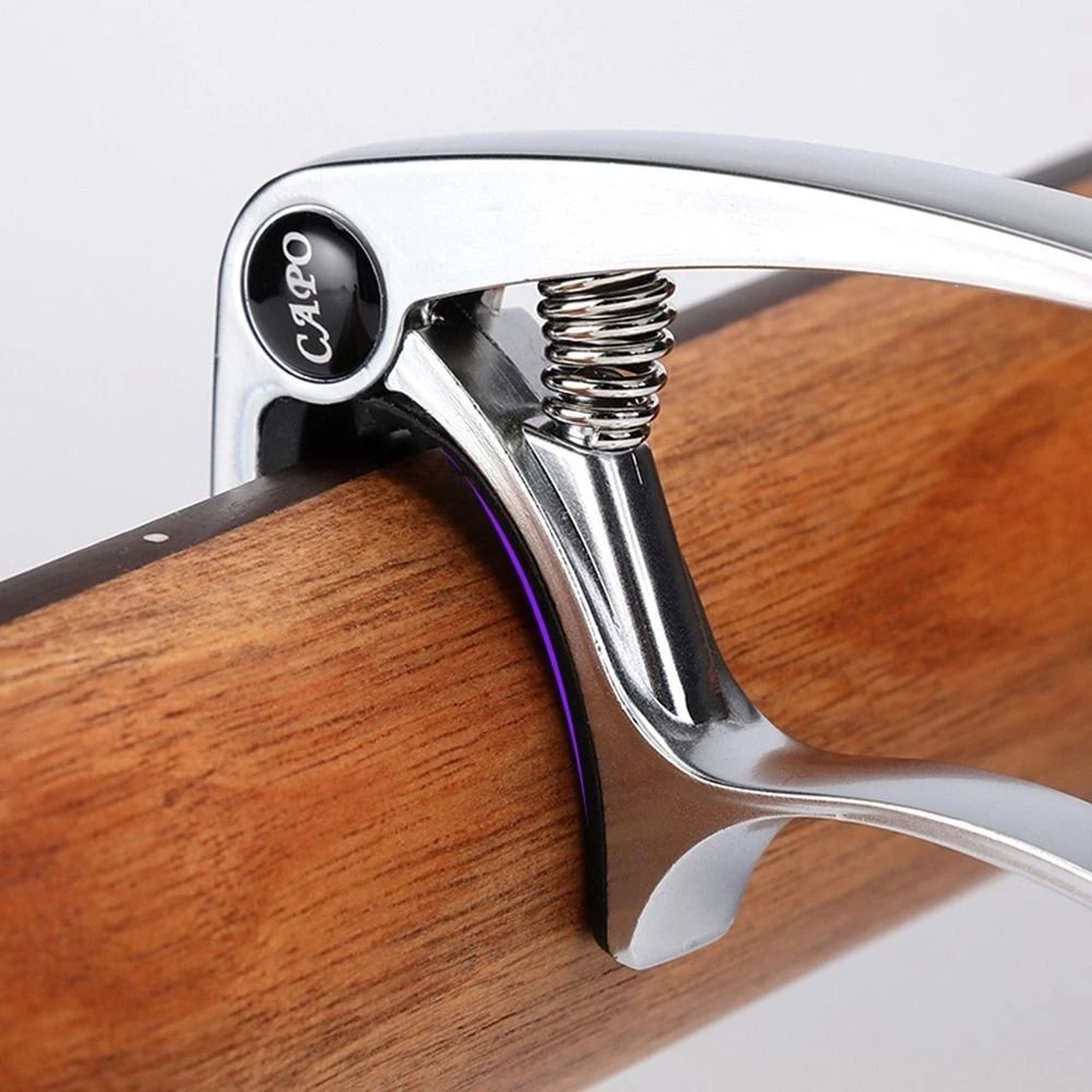 Guitar Capo For Acoustic Classic Electric Guitar Tone Adjust Metal Tuning Clamp Guitar Accessories Capotraste Quick Change Clip T-95