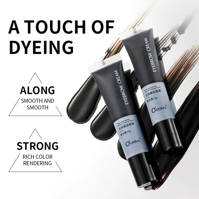 1pc Eyebrow Tattoo Cream, 4 Colors, DIY, 15 Minute Profession, Easy and Quick Eyebrow Dye Gel, Semi-Permanent Eyebrow Dye, Makeup B2-979