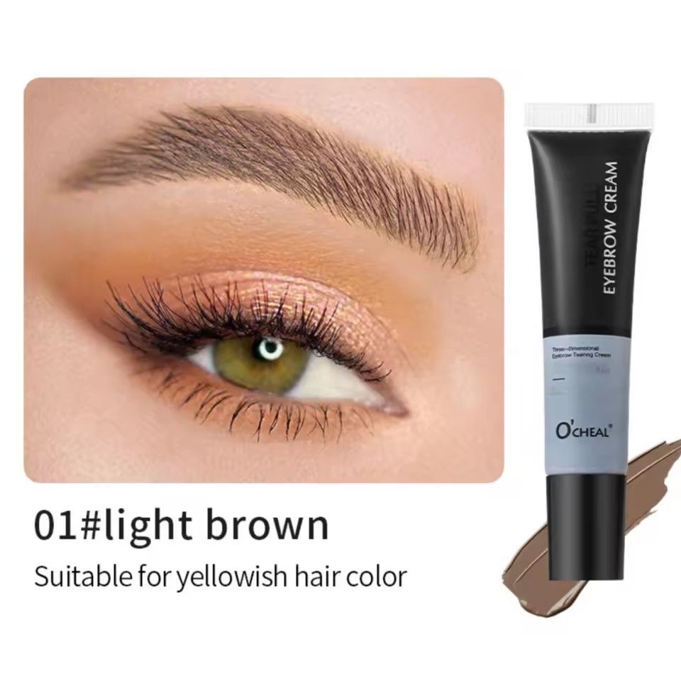 Eyebrow Tattoo Cream, 4 Colors, DIY, 15 Minute Profession, Easy and Quick Eyebrow Dye Gel, Semi-Permanent Eyebrow Dye, Makeup B2-979 view 5