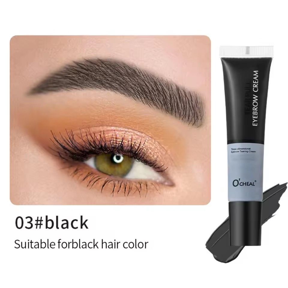 Eyebrow Tattoo Cream, 4 Colors, DIY, 15 Minute Profession, Easy and Quick Eyebrow Dye Gel, Semi-Permanent Eyebrow Dye, Makeup B2-979 view 6