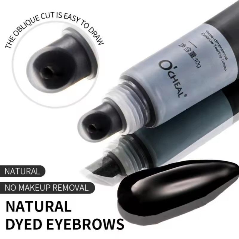 Eyebrow Tattoo Cream, 4 Colors, DIY, 15 Minute Profession, Easy and Quick Eyebrow Dye Gel, Semi-Permanent Eyebrow Dye, Makeup B2-979 view 3