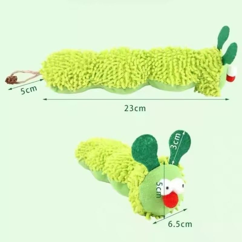 Cat Chewing Toys, Small Cat Toys for Cleaning the Mouth, Caterpillar Toys for Cats to Entertain and Relax Themselves