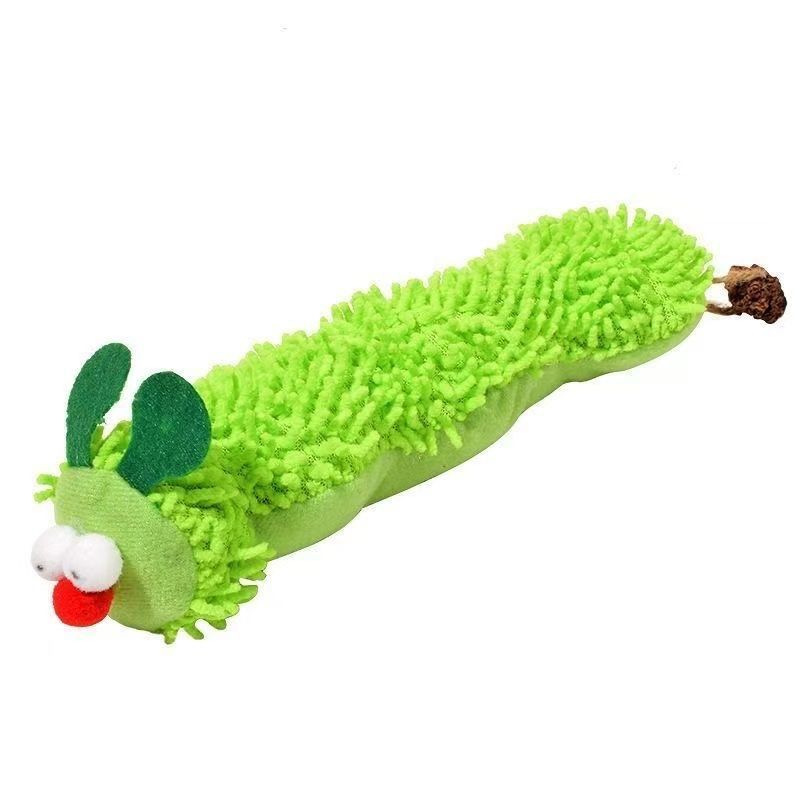 Cat Chewing Toys, Small Cat Toys for Cleaning the Mouth, Caterpillar Toys for Cats to Entertain and Relax Themselves
