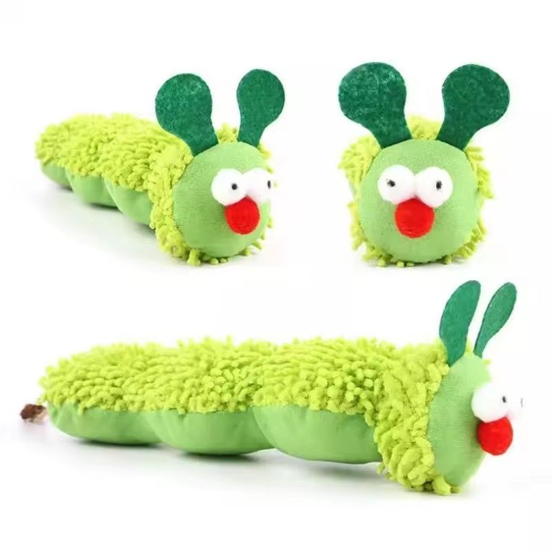 Cat Chewing Toys, Small Cat Toys for Cleaning the Mouth, Caterpillar Toys for Cats to Entertain and Relax Themselves