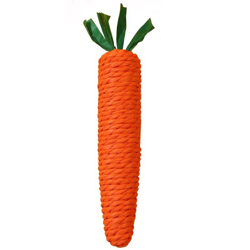 Carrot Cat Toys, Pet Supplies, Anti Bite Paper Rope, Interactive Teeth Cleaning Game, Cat Carrot Chewing Toys
