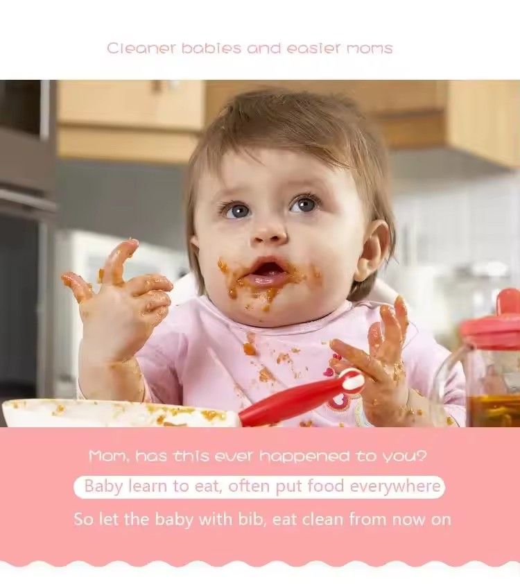 3pcs/Set Baby Cartoon Snap Waterproof Bib Super Soft Baby Bib Newborn Crystal Velvet Saliva Towel E-1159