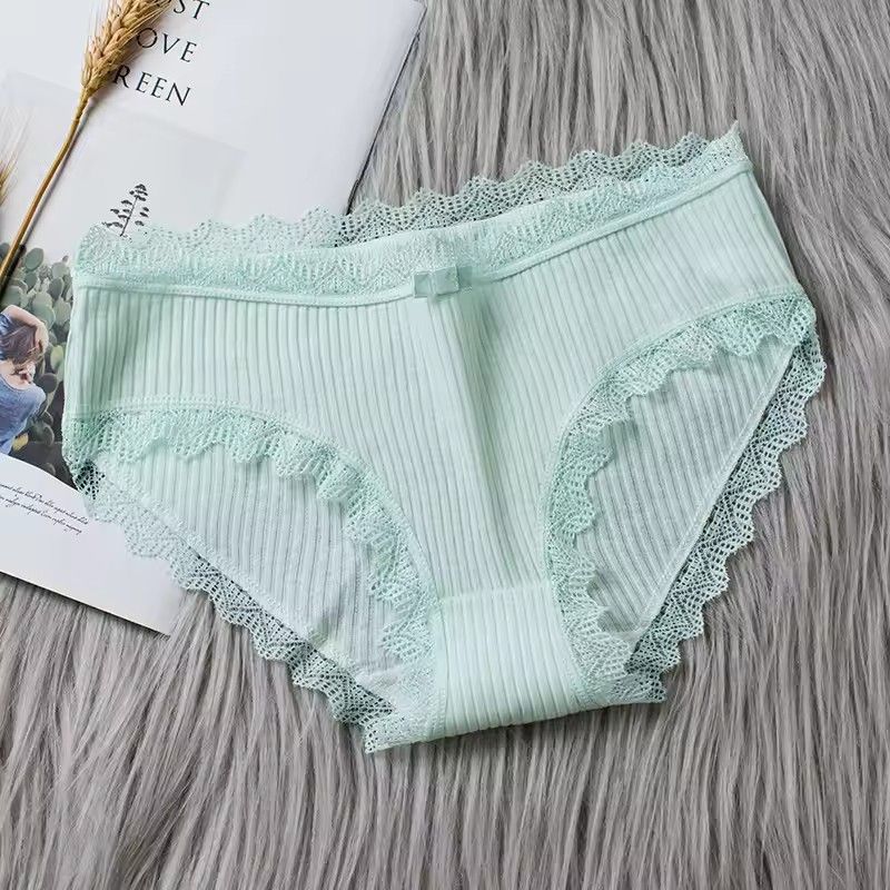 3pcs/set  Cotton Panties Women Comfortable Underwears Sexy Middle-Waisted Underpants Female Lingerie Big Size Ladies Briefs & FZ-349