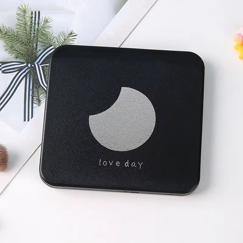 Makeup Mirror Mini Square Makeup Vanity Mirror Portable Hand Mirrors Double-sided Compact Mirror Pocket Cosmetic Mirror C-395