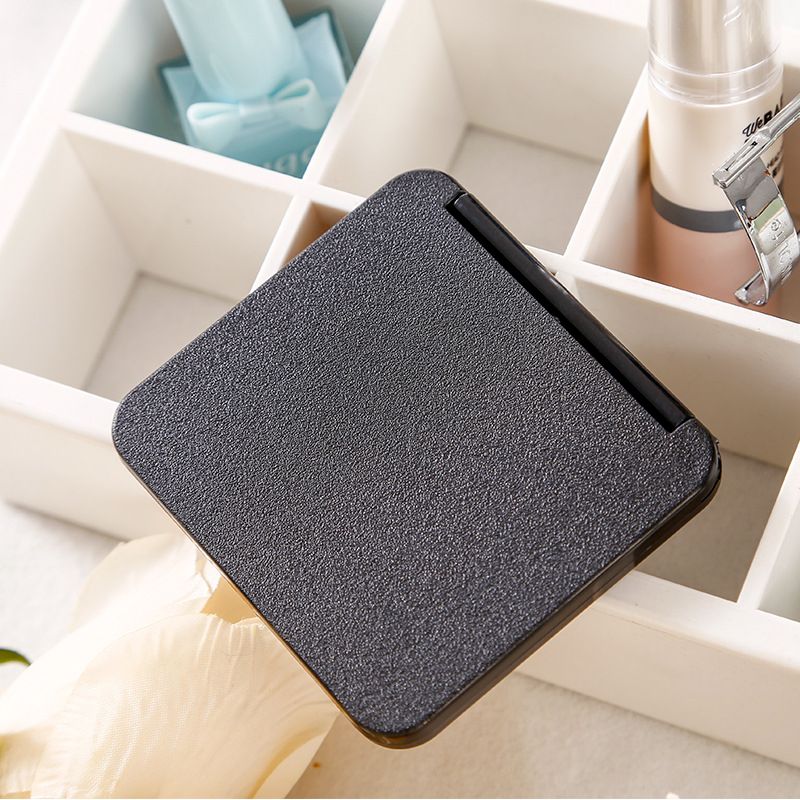 Makeup Mirror Mini Square Makeup Vanity Mirror Portable Hand Mirrors Double-sided Compact Mirror Pocket Cosmetic Mirror C-395