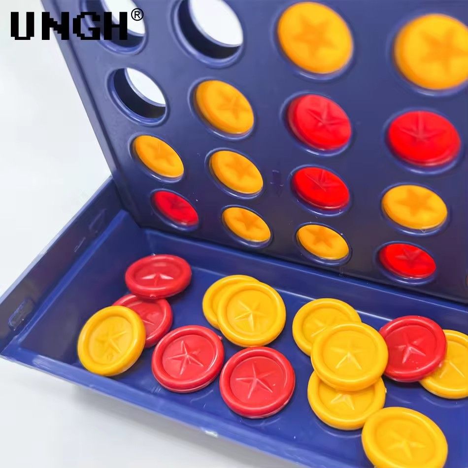 UNGH Four In A Row Bingo Chess Connect Classic Family Board Game Toys Fun Educational Toy for Kids Children Entertainment Game F4-80