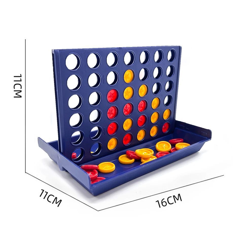 UNGH Four In A Row Bingo Chess Connect Classic Family Board Game Toys Fun Educational Toy for Kids Children Entertainment Game F4-80