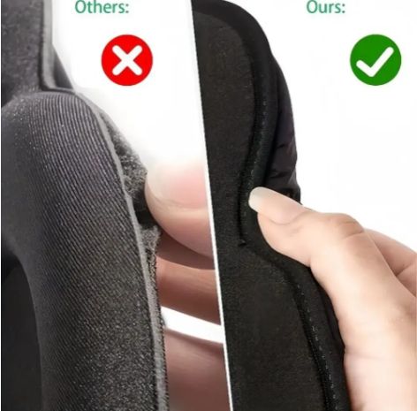 1pc Summer Soft 3D Eye Mask, Sleeping Mask with Breathable Light Blocking, Pressureless Capsule, Relieves Fatigue