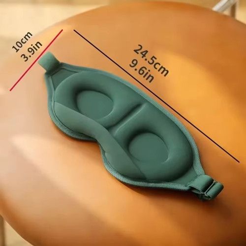 1pc Summer Soft 3D Eye Mask, Sleeping Mask with Breathable Light Blocking, Pressureless Capsule, Relieves Fatigue